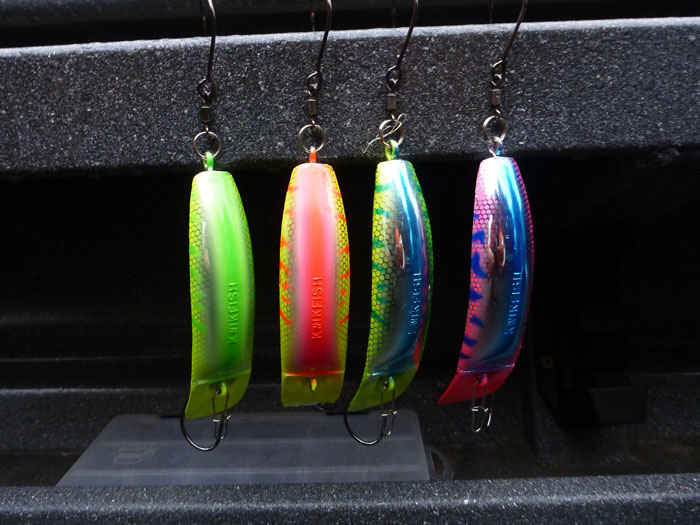New Kwikfish colors from Luhr Jensen fishing tackle - photo by Rob Endsley